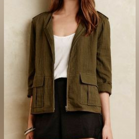 Anthropologie | Sanctuary Cropped Cargo Jacket - Picture 12 of 12
